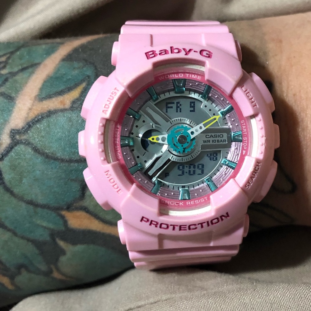 EUC Pink Baby G Shock